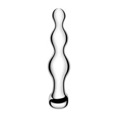 Стальной анальный фаллоимитатор для простаты Stainless Steel Anal Beads - 13 см. - 