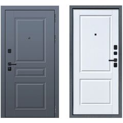 Купить Входная дверь М107 ФЛ-32 velluto oscure ФЛ-30 velluto bianco