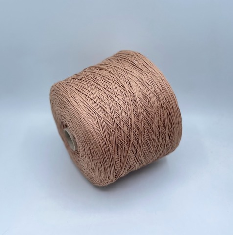 Бобинная пряжа (пр.Италия), art.Cotone, 350м/100 гр. 100%Хлопок, цвет-Золотисто-бежевый , арт.34749