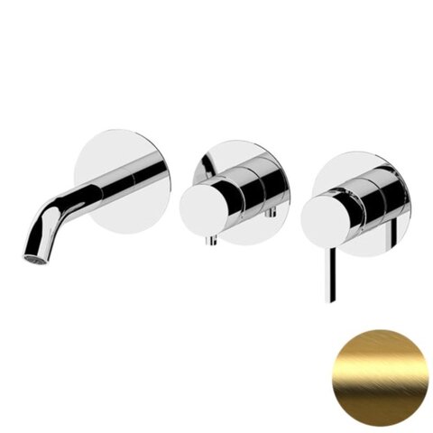 Remer Metrica MC54D3PBG Смеситель для ванны, золото брашированное