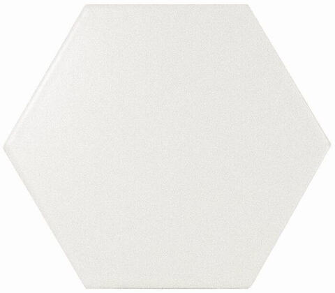 Equipe Scale Hexagon White Matt 10.7x12.4