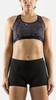 Топ Craft Greatness Mid Impact Bra W Black/White женский