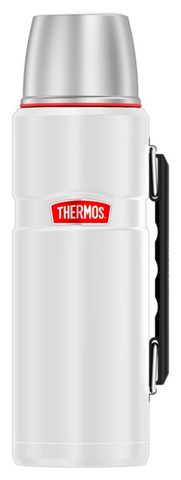 Термос для напитков Thermos SK2010 MWVY 1.2л. белый/красный (382740)