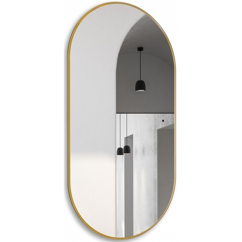 Abber Kontur AG6304SCG Зеркало с подсветкой, бесконтактный выключатель, диммер, цвет: золото