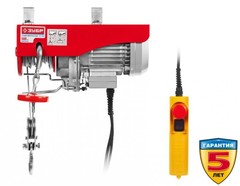 ЗУБР 500 / 250 кг, 1600 В, электрический тельфер (ЗЭТ-500)