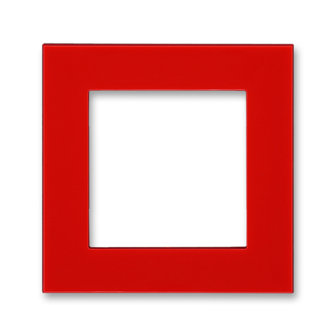 Сменная панель на рамку 1 пост. Цвет Красный. ABB. Levit(Левит). 2CHH010150A8065