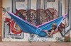 Картинка гамак туристический Ticket to the Moon original hammock Aqua/Pink - 9