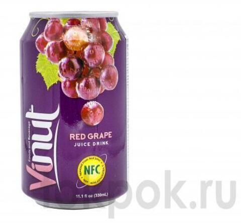 Напиток с соком красного винограда Vinut, 330 мл