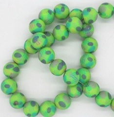 Бусины на леске 16 мм, 1 нить~40 шт-60 см