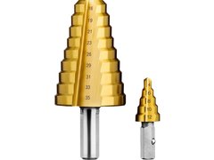 ЗУБР 4-35 мм, 15 ступеней, покрытие NiT, сверло ступенчатое составное (29673-4-35)