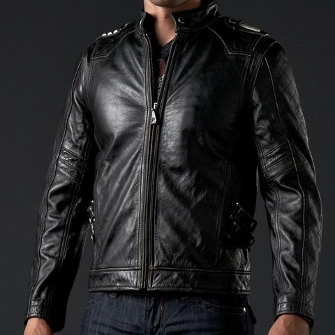 Affliction | Куртка мужская кожаная ASSAULT Leather Jacket перед