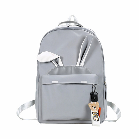 Çanta \ Bag \ Рюкзак  Cute Waterproof Large Capacity  grey