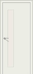 Дверь Гост-3 / Цвет Л-23 (Белый) / Стекло Magic Fog / Двери Браво