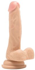 Телесный фаллоимитатор Realistic Cock With Scrotum 7 Inch - 18 см. - 