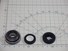 Ремкомплект помпы Honda steed 400 14.5x35/14.5x25/12х28х7