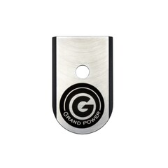 Пятка магазина GP с гравировкой логотипа Grand Power нержавеющая сталь