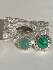 Фрезия (кольцо из серебра)
