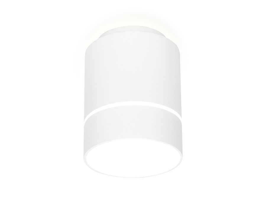 Накладной светодиодный точечный светильник Ambrella TN256 WH/S белый/песок