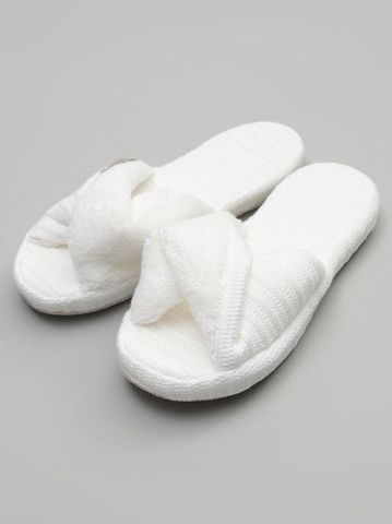 Домашние тапочки Hamam Fula белые