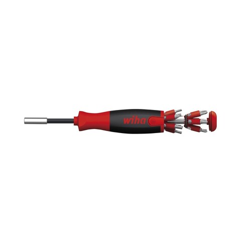 Отвертка с насадками LiftUP-25 SL/PH/PZ/TORX/HEX 12шт Wiha 3803-02021 38601