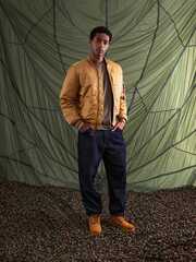 Бомбер Alpha Industries MA-1 Mod Bronzed Brown (Золотой)
