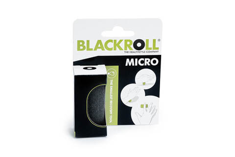 Массажный микро-ролл BLACKROLL® MICRO 6 см (черный)