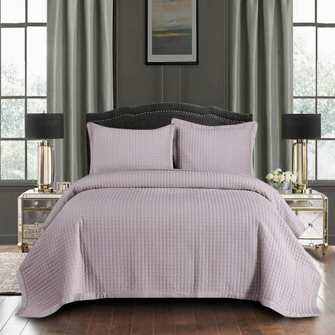 Покрывало 240х260 и 2 наволочки 50х70 Sofi De MarkO Лоретта пудра