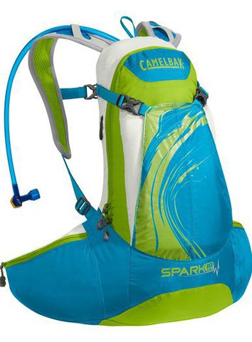 Картинка рюкзак велосипедный Camelbak Spark 10 LR Blue Jewel/Chartreus - 1