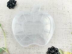 Контейнер для бисера Яблоко, 12 секций, р. 15х16х2,5 см