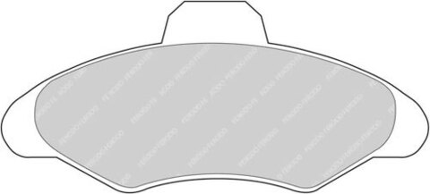 FCP617S Тормозные колодки дисковые DS PERFOMANCE