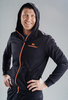 Костюм спортивный Nordski Zip Hood Cuffed Black-Orange 2019 мужской
