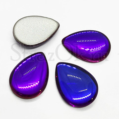 Кабошоны из стекла Heliotrope фиолетовый, Капля на StrazOK.ru