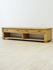Тумба под телевизор Сюзанна, 160 см, с ящиками, бейц