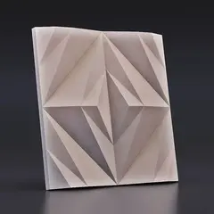 Гипсовая панель Крупные ромбы