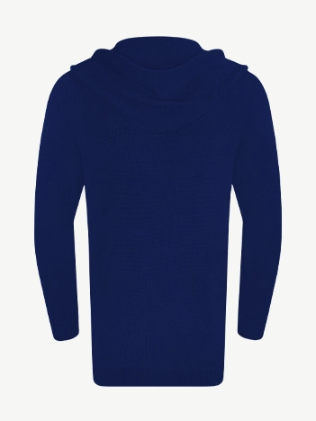 Кардиган с капюшоном из шелка