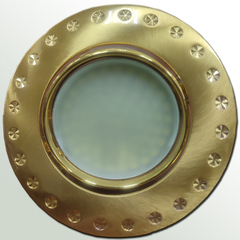 Светильник потолочный 50W G5.3 поворот. золото Rix Оделия в интернет-магазине ЯрТехника