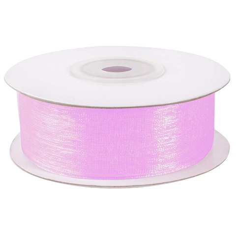 Лента органза (2,5см*22,85м), Светло-сиреневый