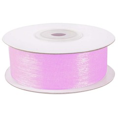 Лента органза (2,5см*22,85м), Светло-сиреневый