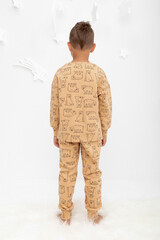 пижама  для мальчика  К 1587/24/итальянский песок,медведи