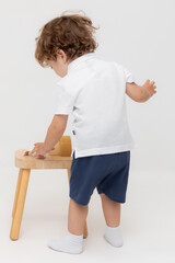 джемпер  для мальчика  КР 302630/белый к564