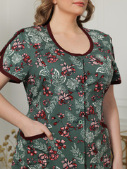 1351В Халат на пуговицах