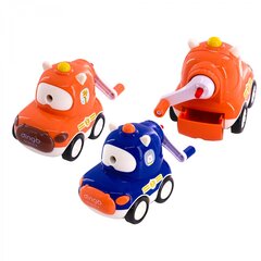 Точилка механическая Alingar, "Авто", 1 отверстие, пластиковый корпус, цвета ассорти, инд. упаковка, 80*100*135 мм