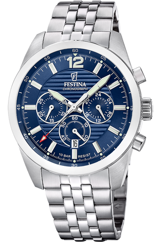 Часы мужские Festina F20742/1 Timeless Chronograph