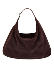 Сумка SADDLE M замша шоколадного цвета