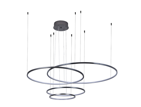 Подвесная светодиодная люстра Newport LOREN 15104N/S grafit black, М0071617