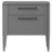 Тумба прикроватная Type oak 2 ящика ширина 50 см (серый)