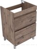 Aquanet 345797 Тумба с раковиной Нота new 58 напольная 2 ящ. цв.дуб веллингтон табак (345797)