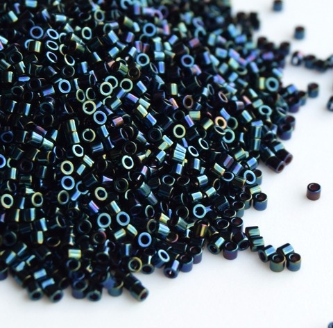 DBS-0002 Бисер цилиндрический Миюки делика 15/0 /Miyuki delica 15/0 Blue Iris