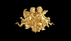 Силиконовый молд Ангелы № 776