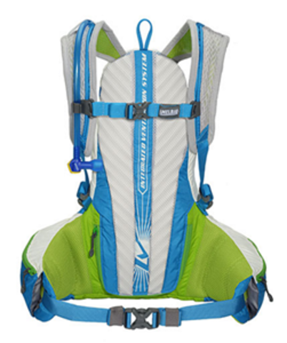 Картинка рюкзак велосипедный Camelbak Spark 10 LR Blue Jewel/Chartreus - 2